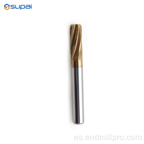 Reamer de flauta espiral de carburo para el trabajo de metal